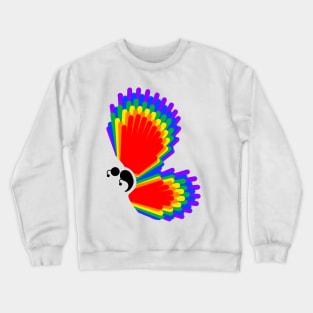 Rainbow Wings Semicolon Butterfly Crewneck Sweatshirt